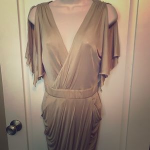 Rachel Zoe gold dress